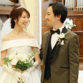 カチューシャティアラTLM 298をご着用頂きました | ANNAN WEDDING