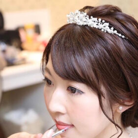 カチューシャティアラTLM 298をご着用頂きました | ANNAN WEDDING
